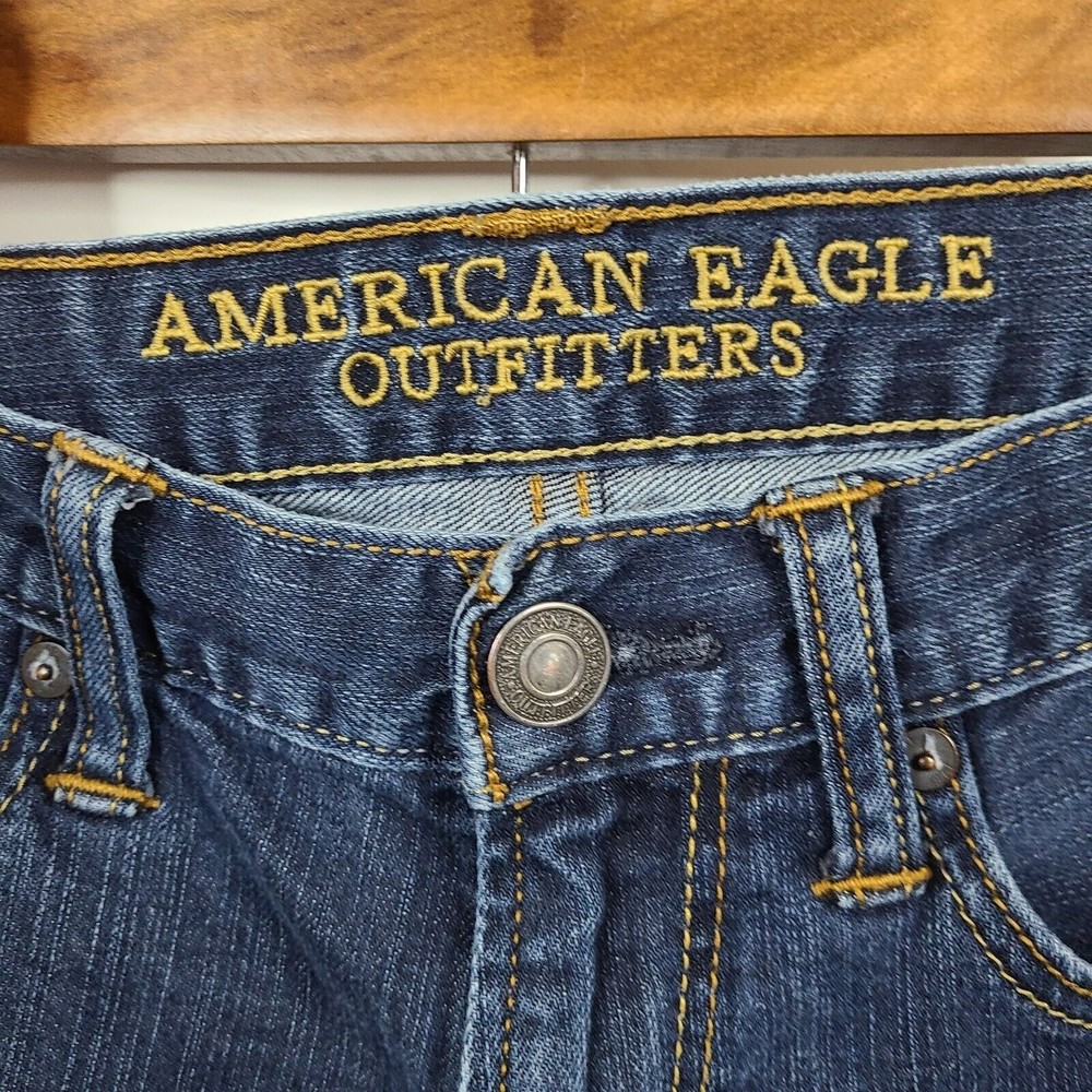 Mens American Eagle Slim Dark Wash Jeans 32x36 - Picture 5 of 10